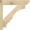 Ekena Millwork Balboa Slat Rough Sawn Outlooker, Douglas Fir, 6"W x 26"D x 26"H OUT06X26X26BOA06RDF - alternate 4